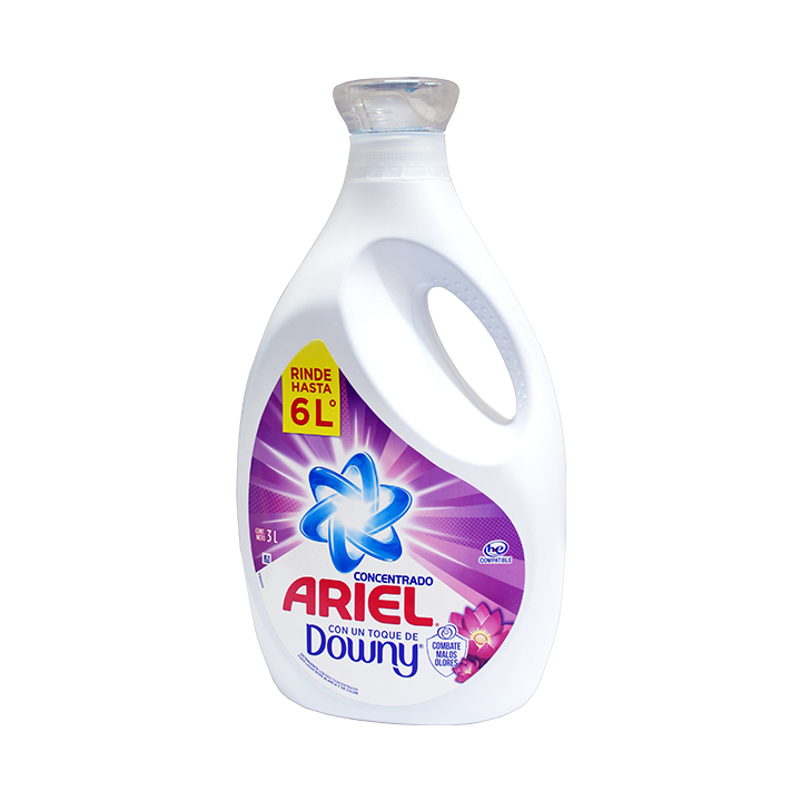 Detergente Líquido Ariel con Un Toque de Downy 4L