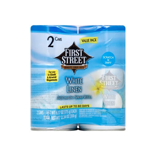 Aerosol refill aroma white linen First Street